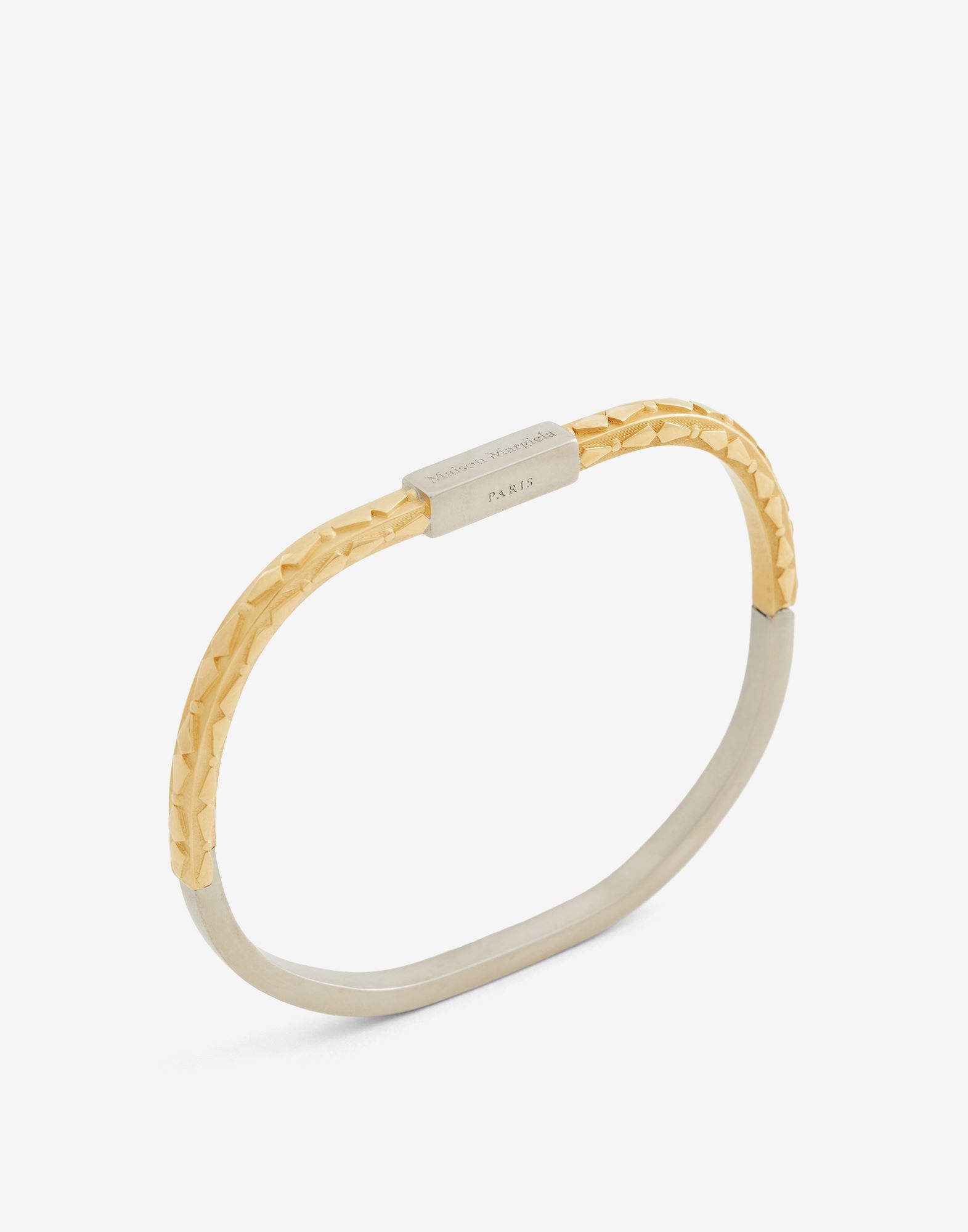 Logo two-tone bracelet - 3