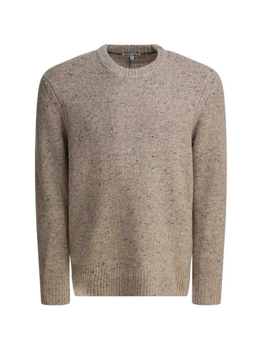 crew-neck knit sweater - 1