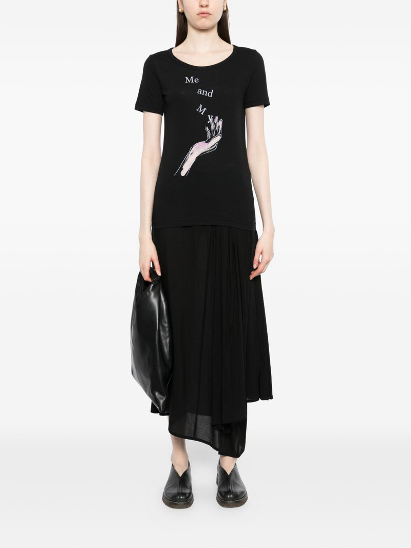 Yohji Yamamoto graphic-print T-shirt outlook