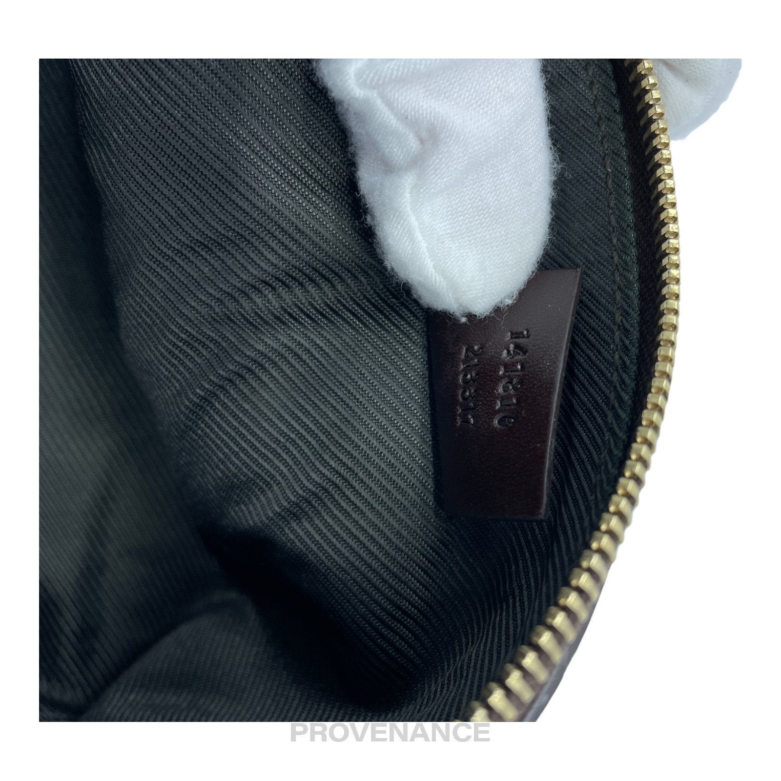 PROVENANCE - Gucci GG Zip Pouch - Chocolate Guccissima Leather - 9