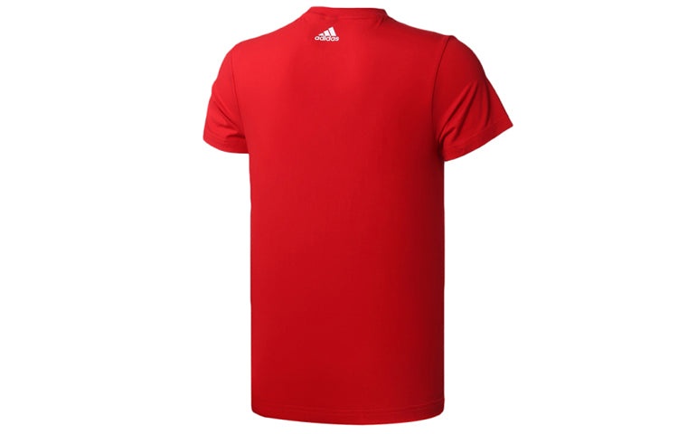 Men's adidas China Printing Short Sleeve Red T-Shirt GL5636 - 2