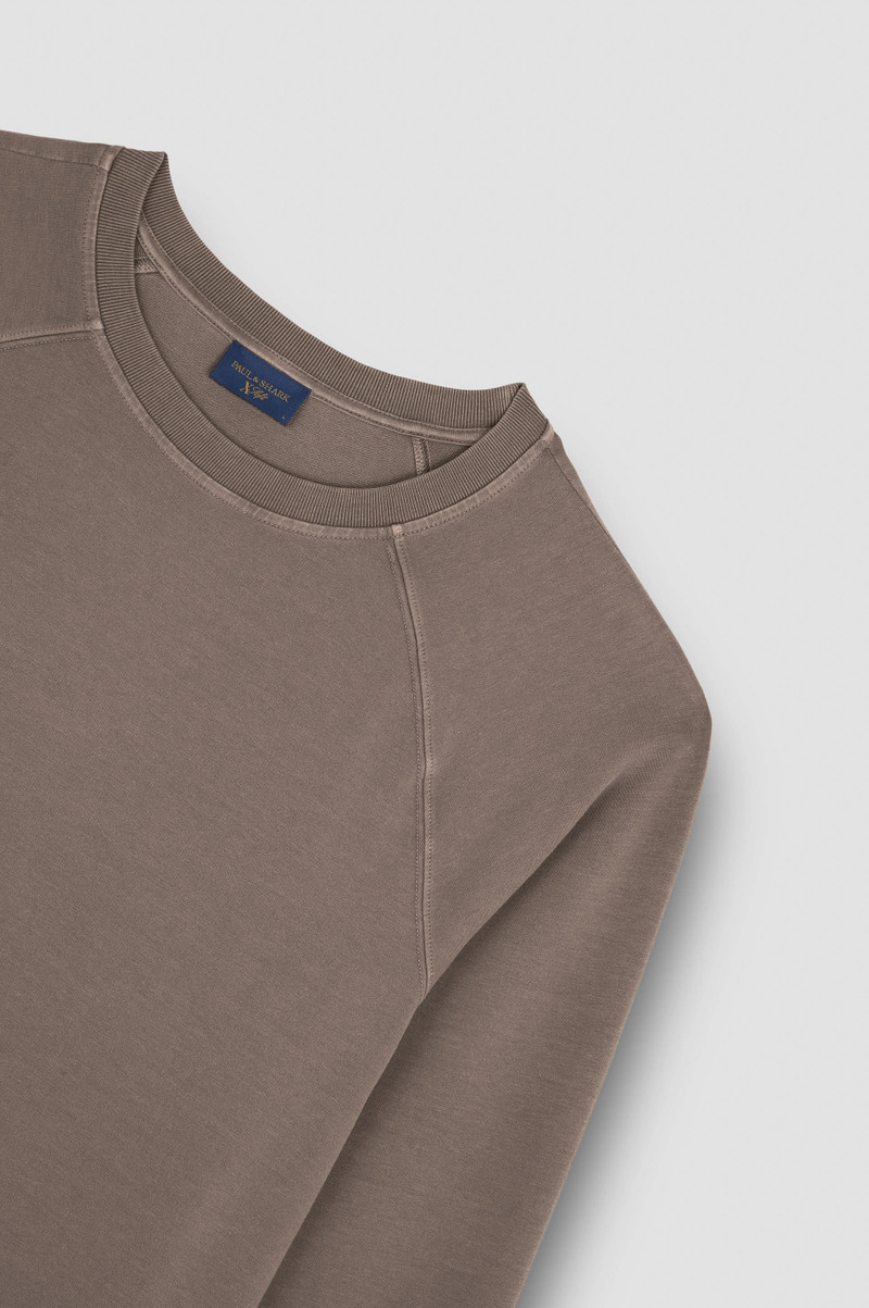X-SOFT GARMENT-DYED COTTON SWEATSHIRT 5