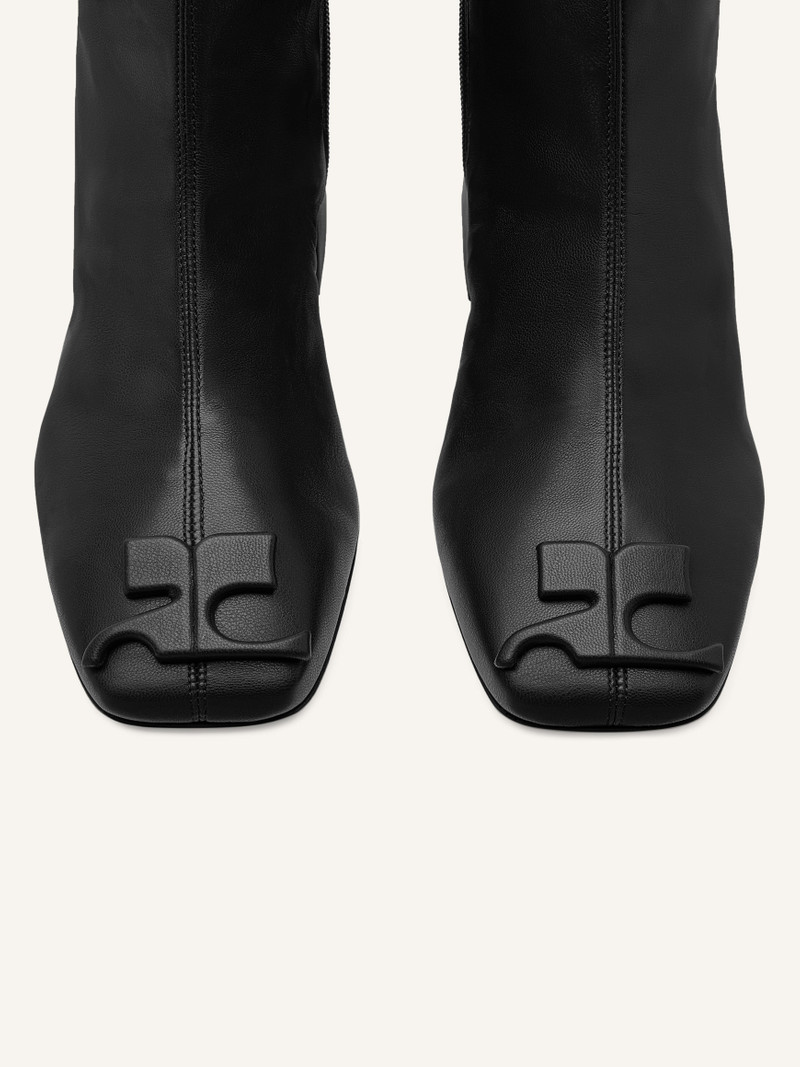 REEDITION STRETCH LEATHER EFFECT BOOTS 4