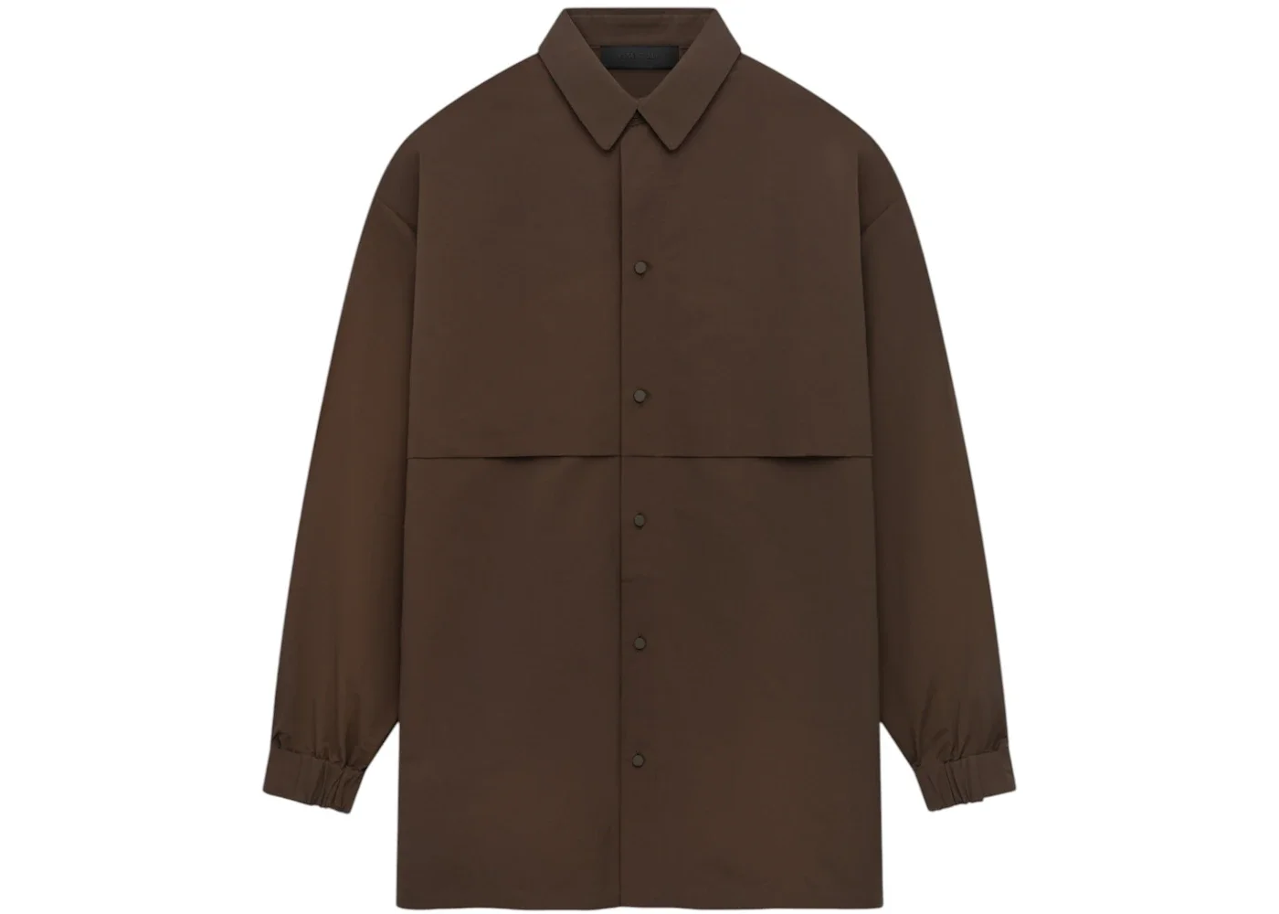 Fear of God Essentials Military Nylon Overshirt Brown - 1
