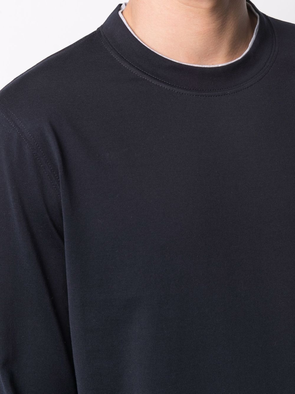 crew-neck cotton-jersey T-shirt - 5