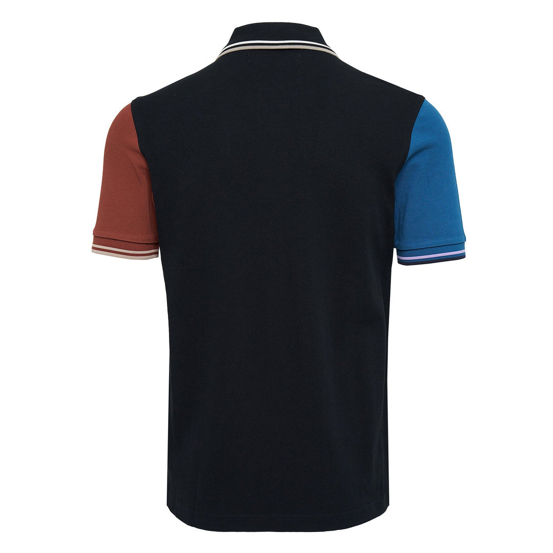 CDG SHIRT x FRED PERRY Color-Block Polo Shirt - 2