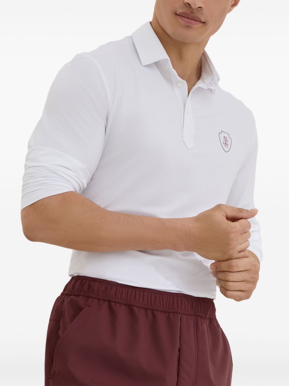 long-sleeve polo shirt - 4