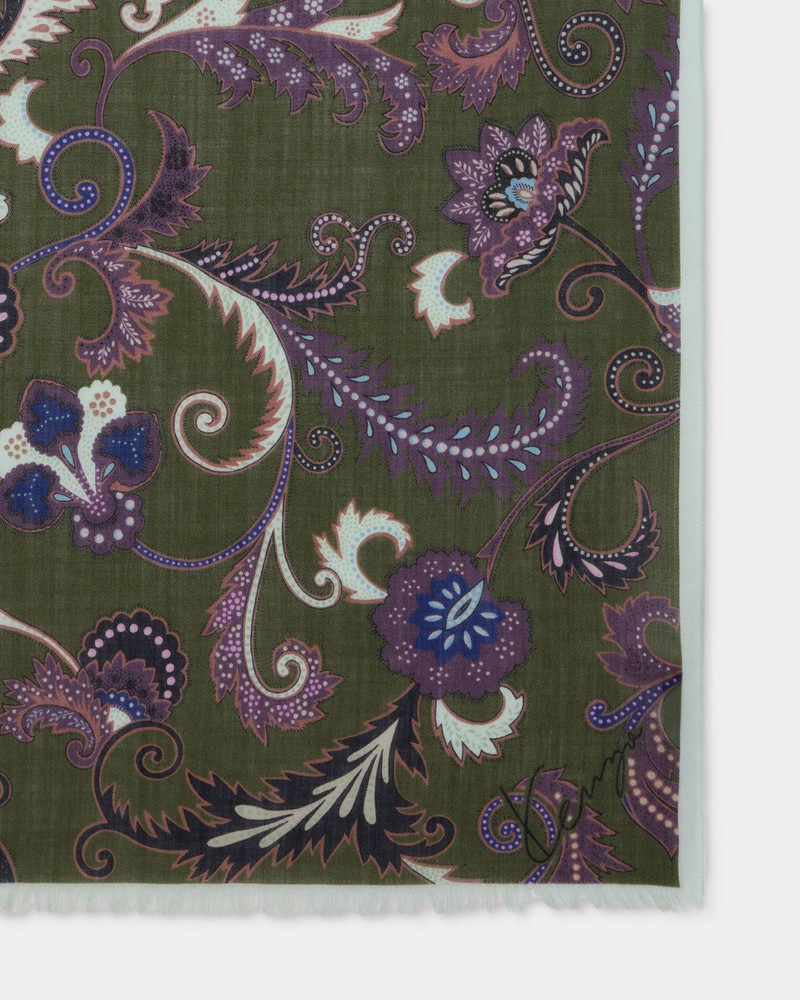 KENZO 'KENZO Paisley' stole in light wool outlook