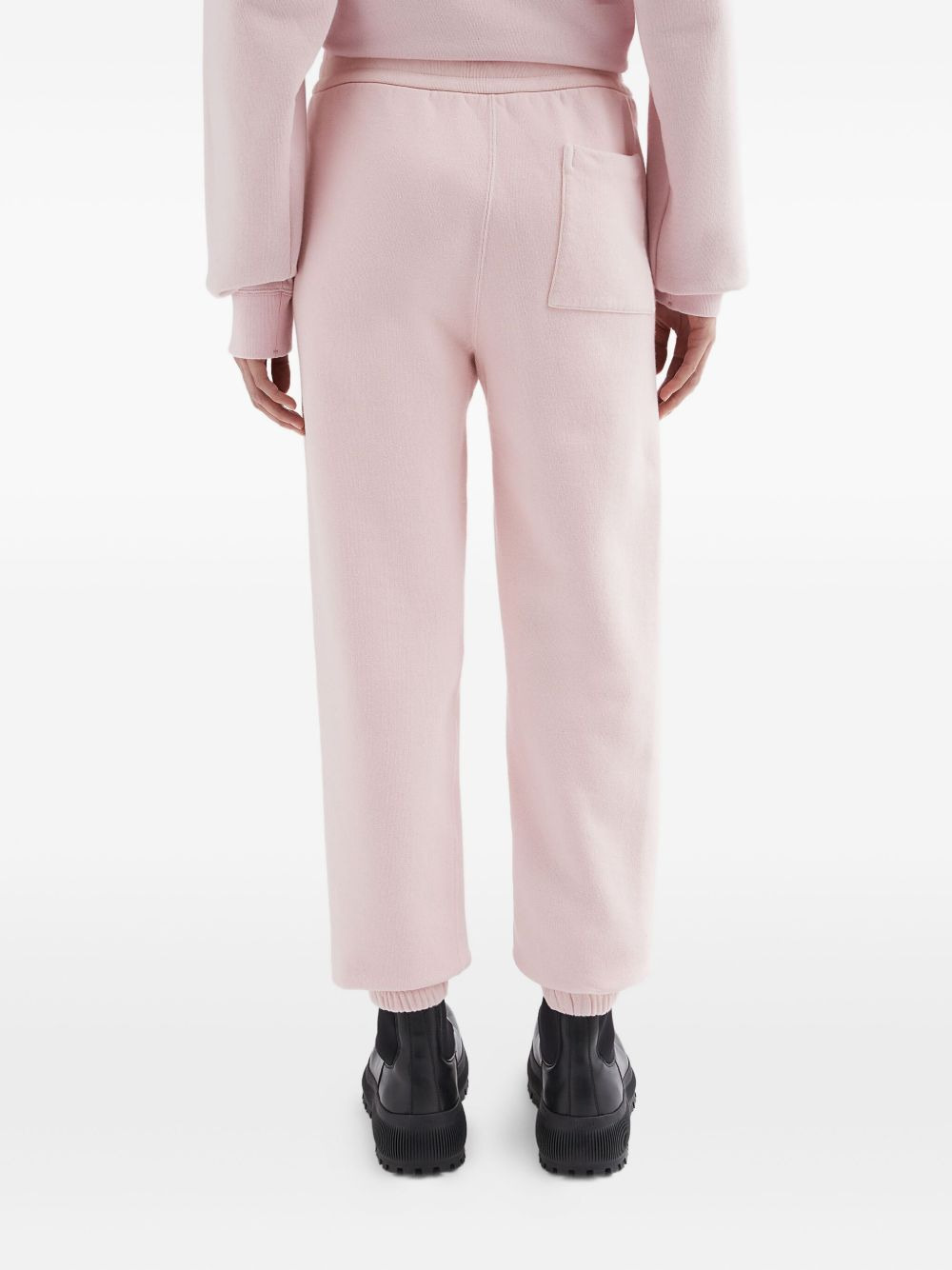 cotton terry track pants - 4