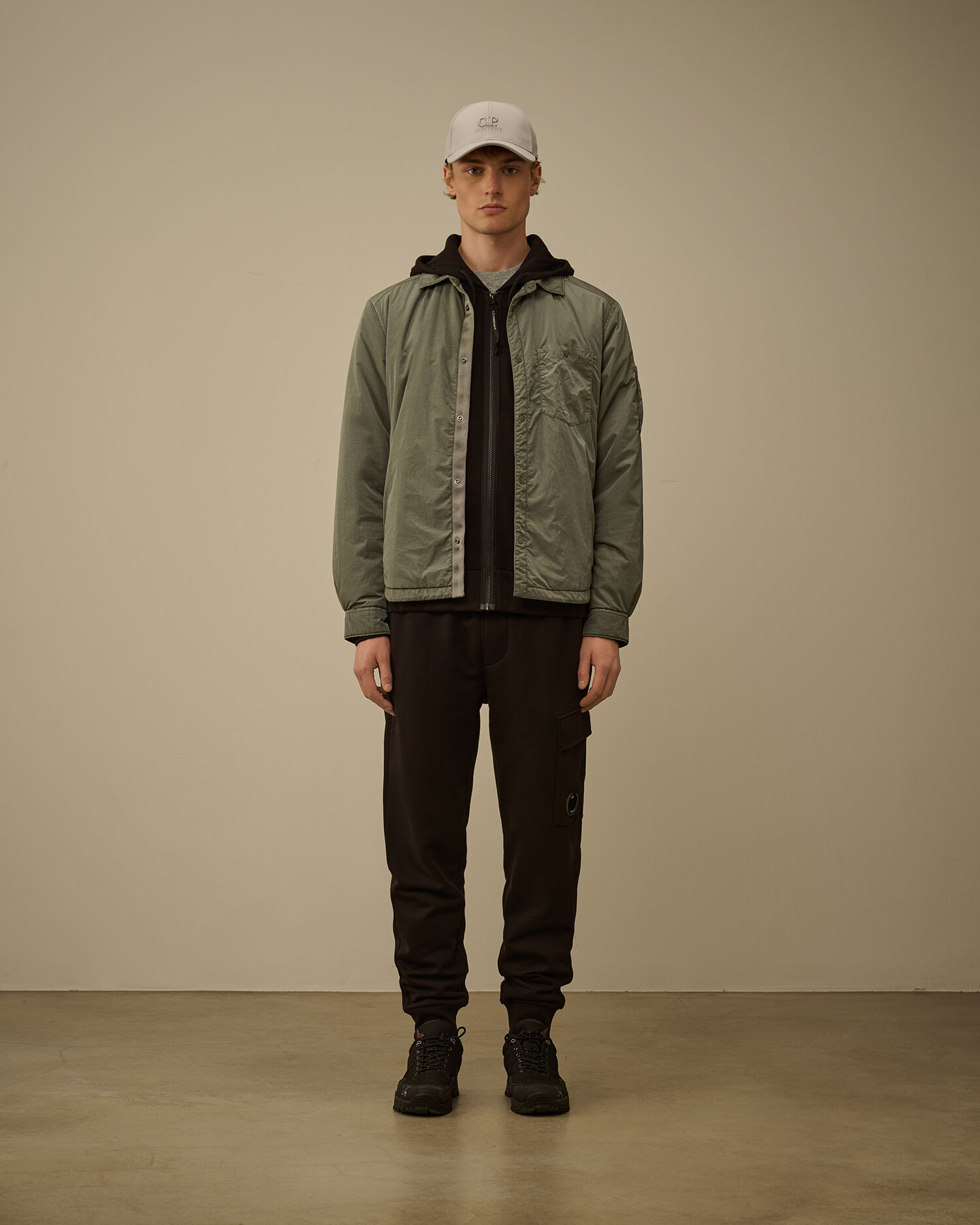 Diagonal Raised Fleece Lens Sweatpants - 2