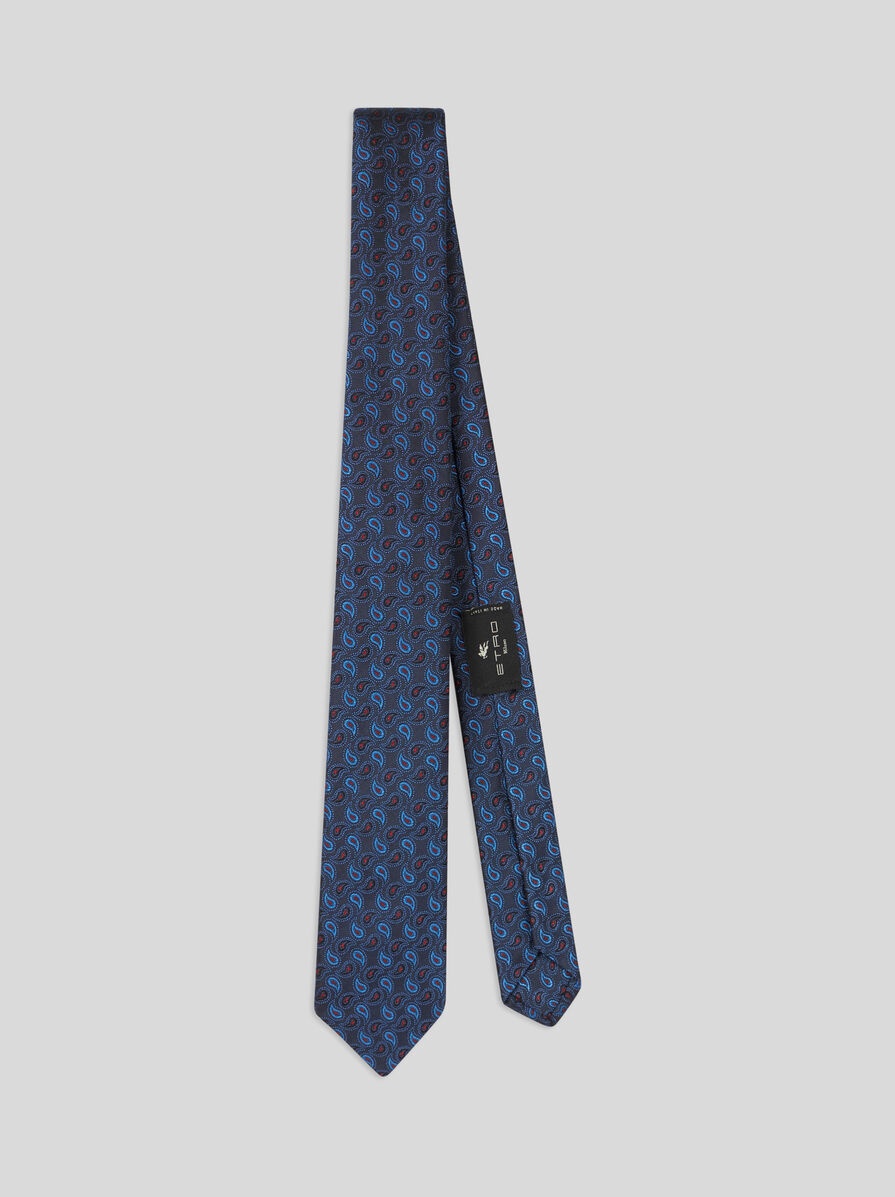 PAISLEY SILK TIE - 1