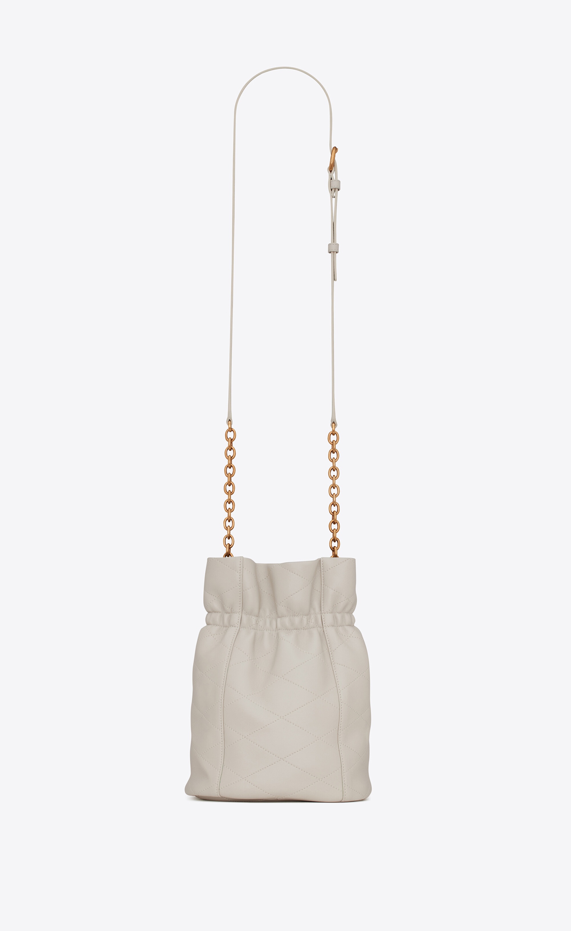 le maillon hook bucket bag in supple leather - 2