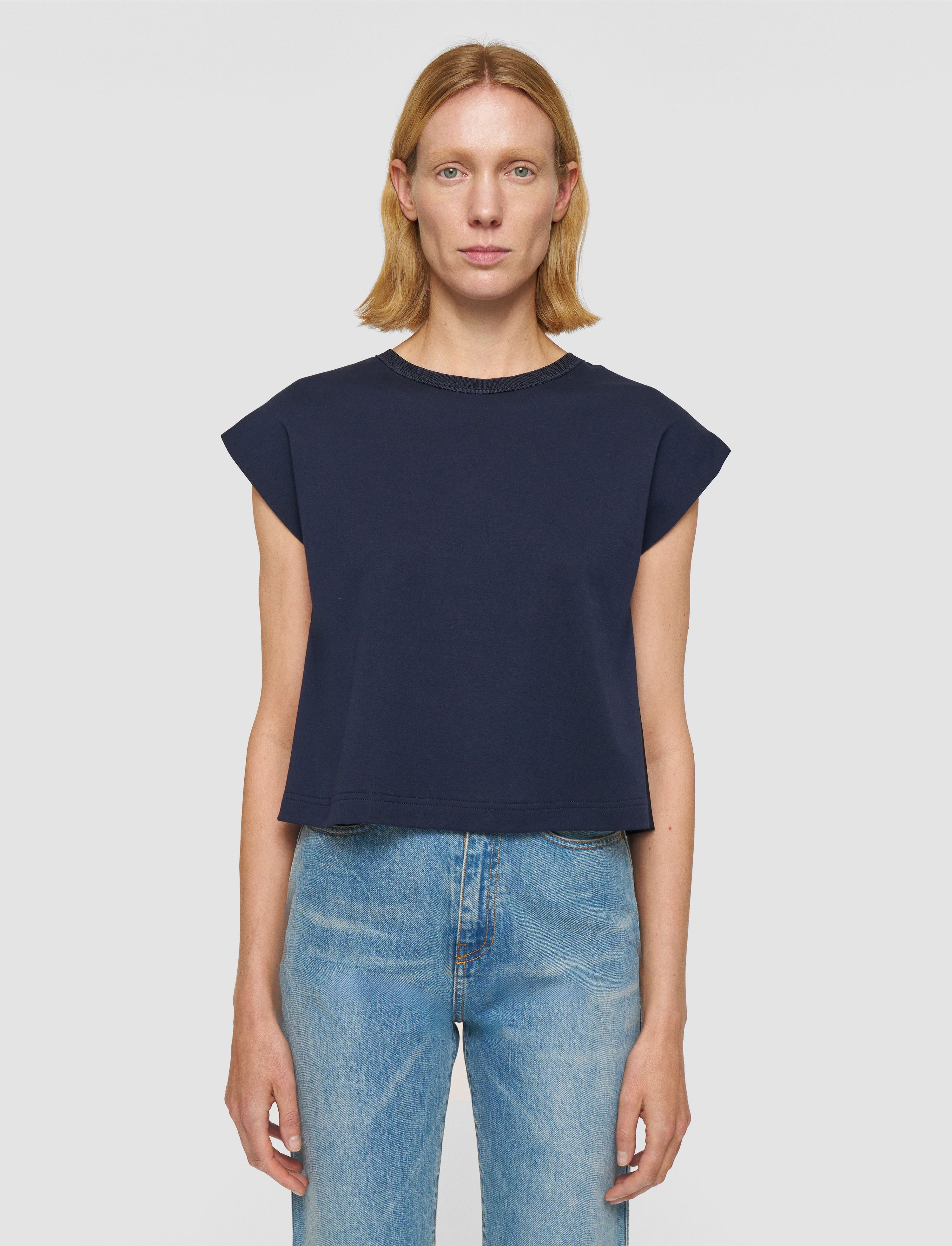 Poplin Jersey  T-Shirt - 3