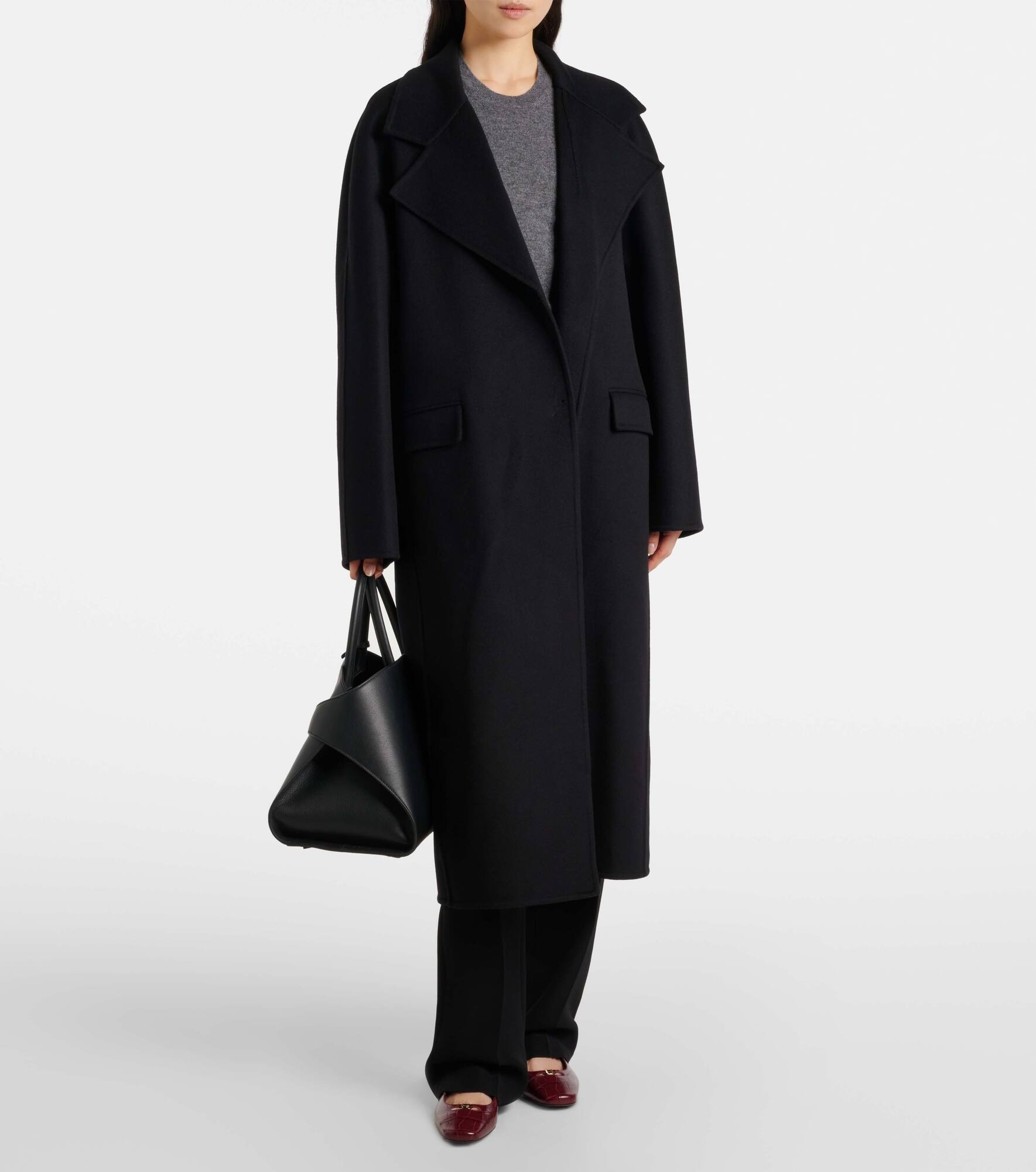 Cashmere and wool coat - 6