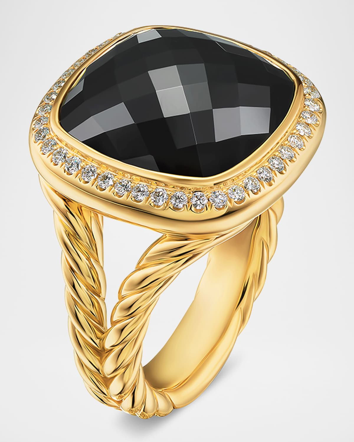 DAVID YURMAN Albion Ring with Gemstones and Diamonds in 18K Gold ...