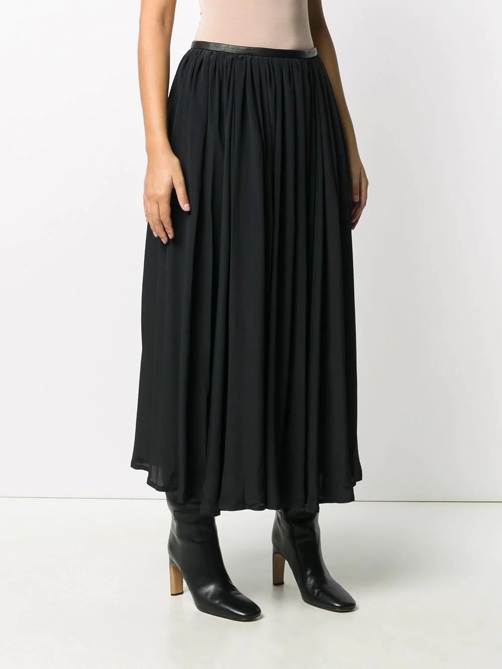 Beja draped maxi skirt - 3