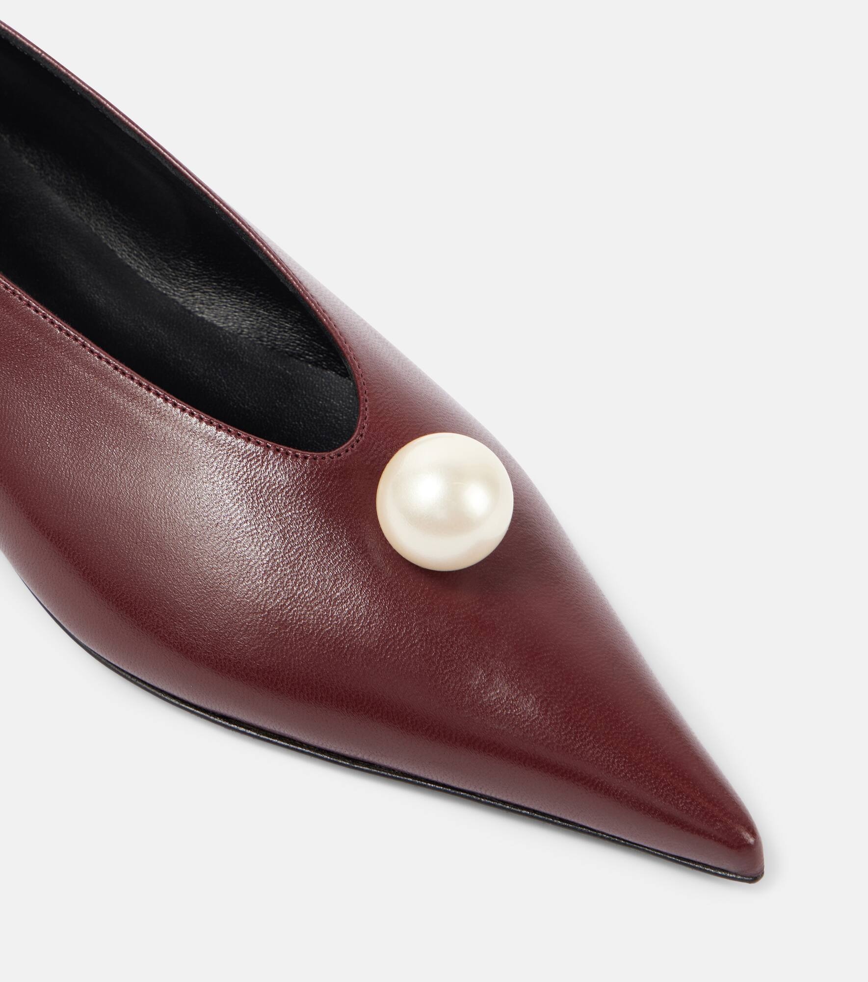 Leather ballet flats - 5