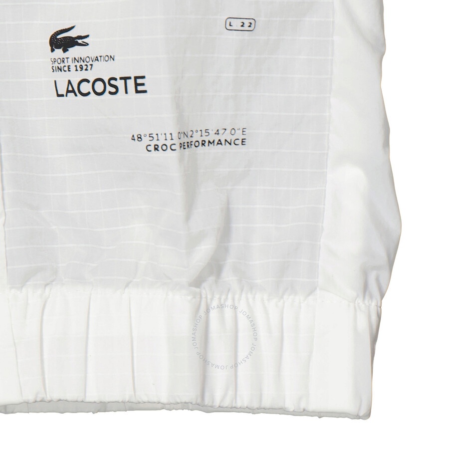 Lacoste Men's Colorblock Sport Packable Nylon Windbreaker Jacket - 7