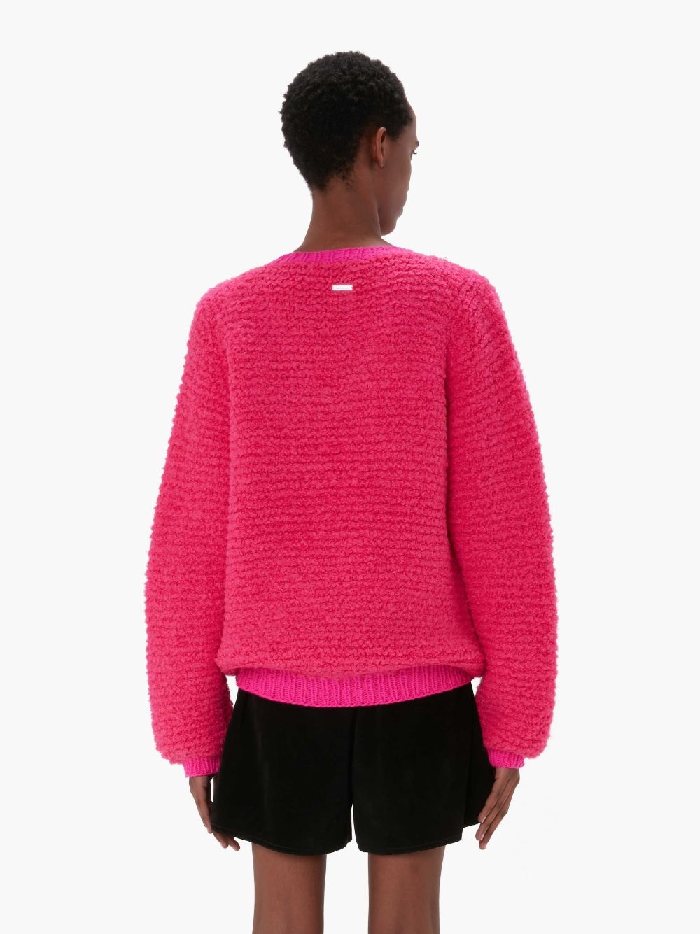 BOUCLE V-NECK SWEATER - 3