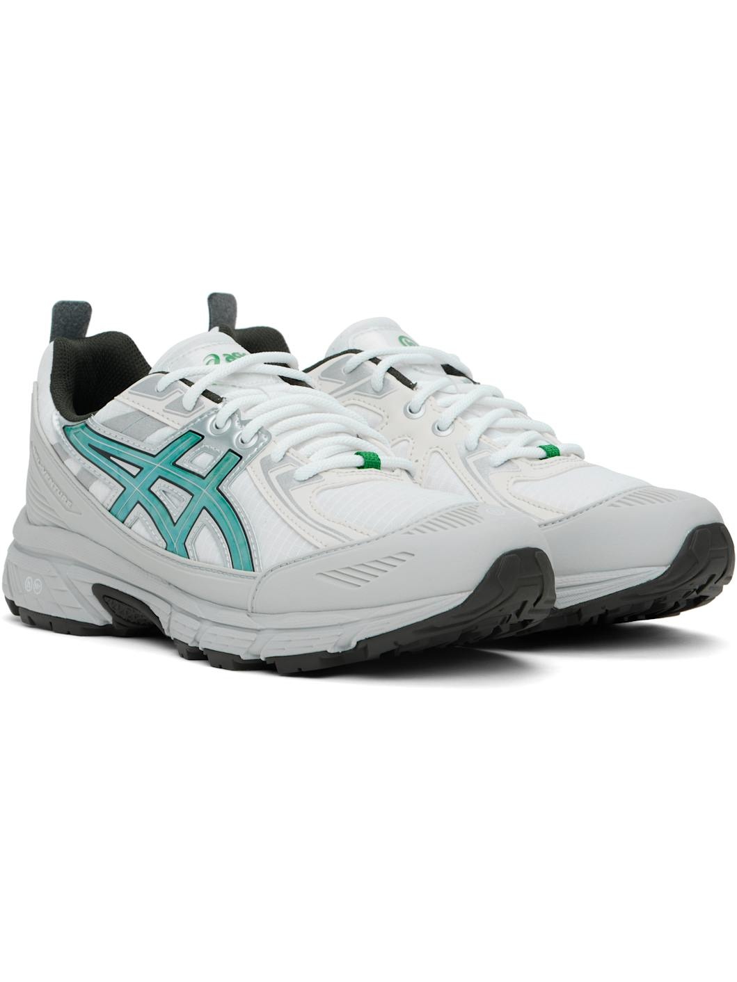 White Hidden NY Edition Gel-Venture 6 Shield Sneakers - 4