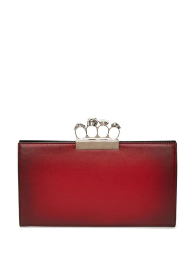 Alexander McQueen Skull-knuckle clutch bag outlook