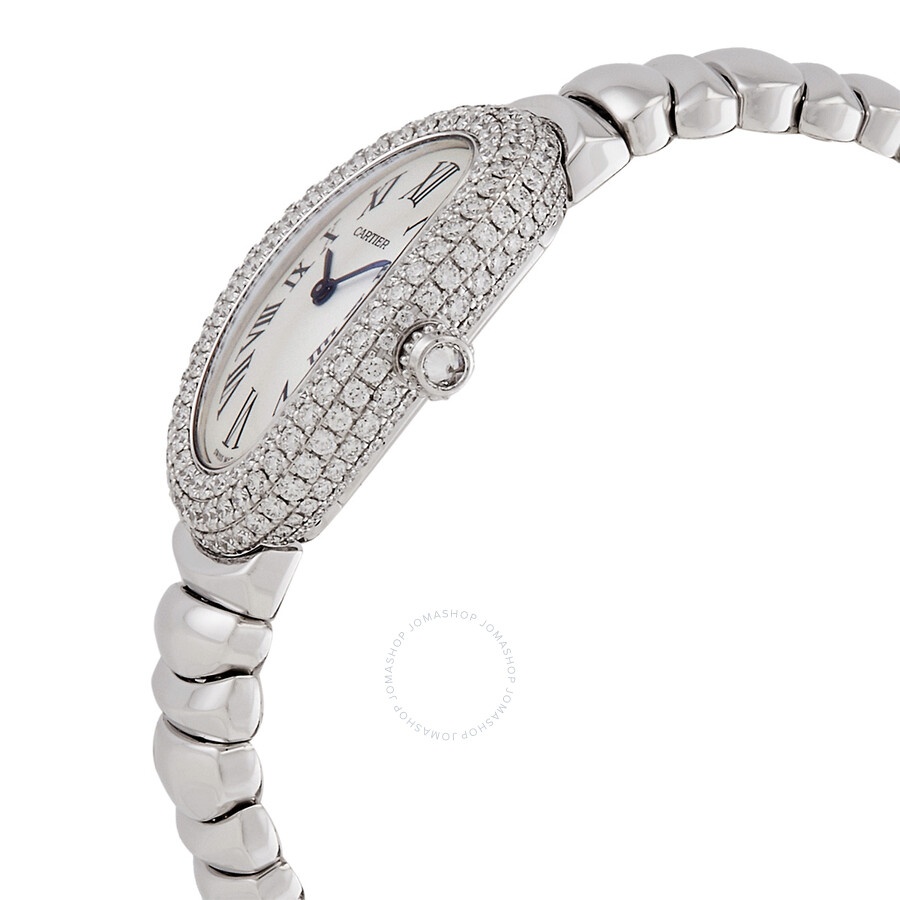 Cartier Baignoire Small Size Diamond White Dial Ladies Watch WJBA0020 - 2