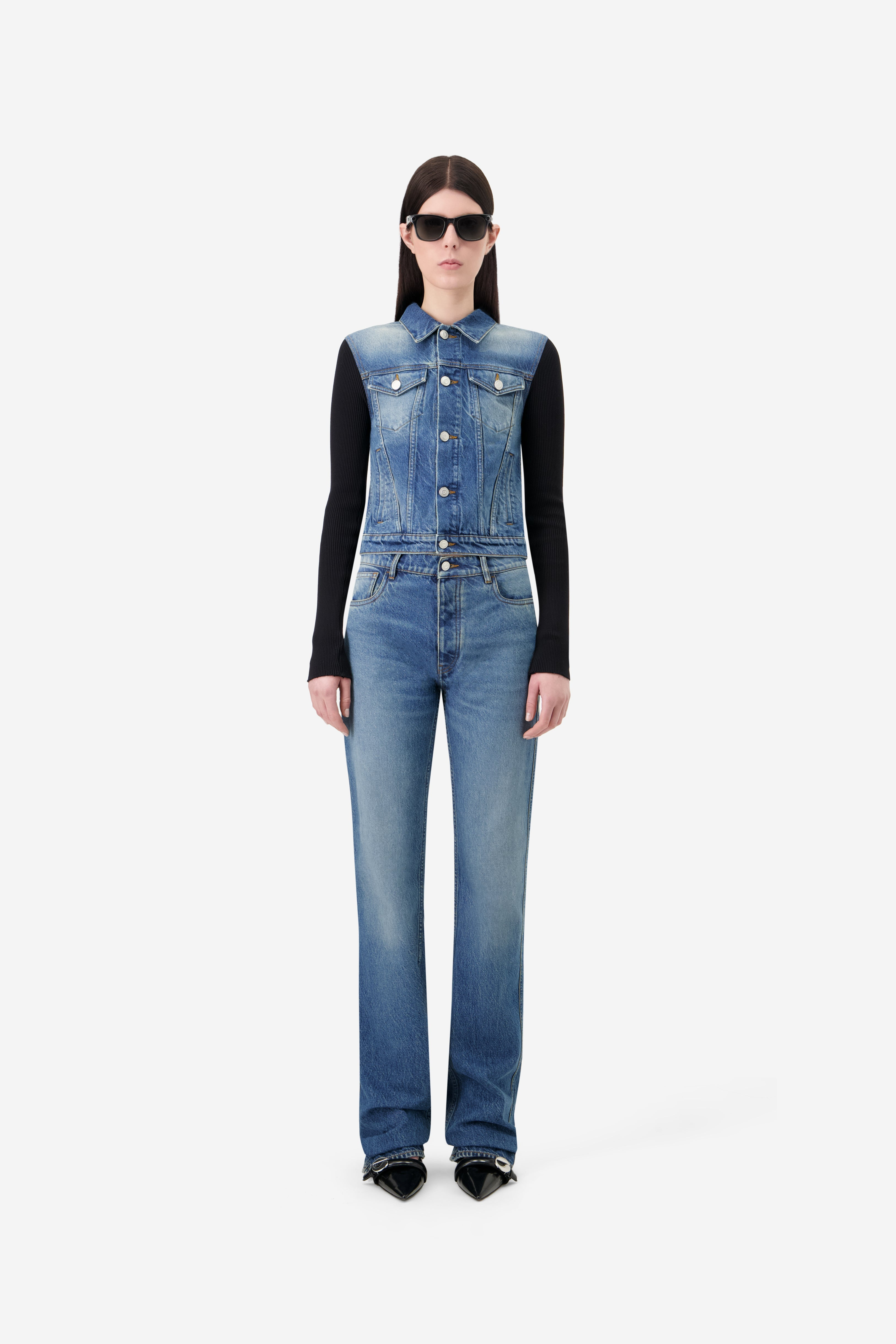 Hybrid Rib Denim Jacket - 2