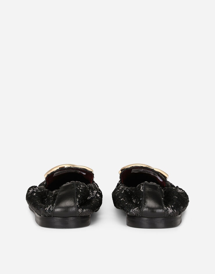Mixed-material Ariosto slippers - 3