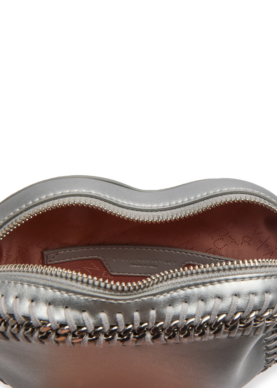 Stella Mccartney Falabella Heart Metallic Faux Leather Cross-body bag - 4