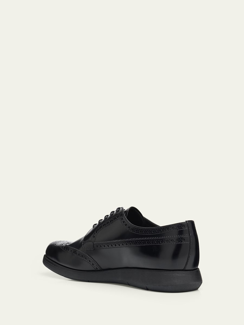 Church's Men's Ringmer Brogue Polished Fumé Leather Derby Shoes outlook