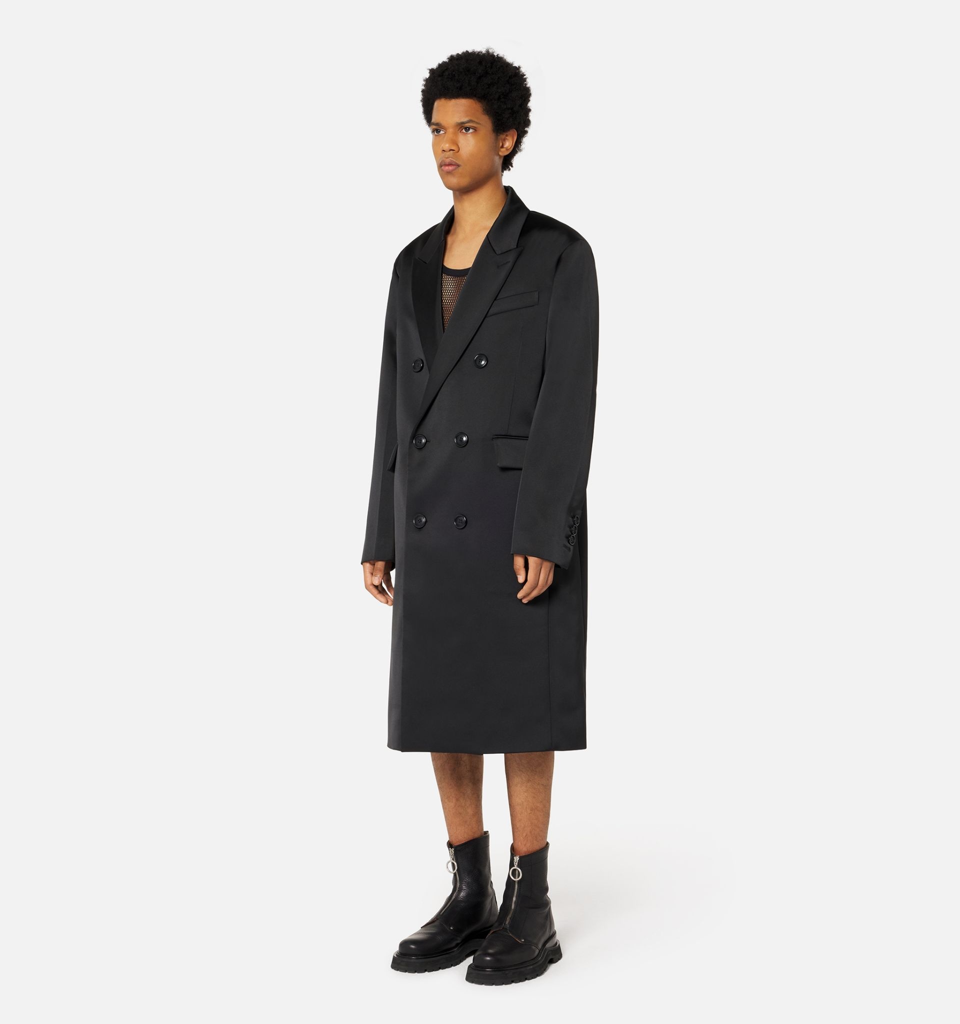 Oversize Double Breasted Coat - 3