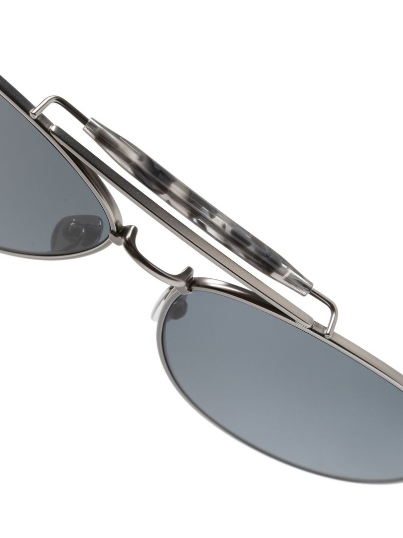 double-bridge pilot-frame sunglasses 3