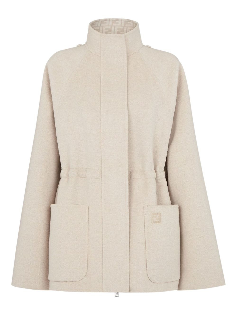 wool blend jacket - 4