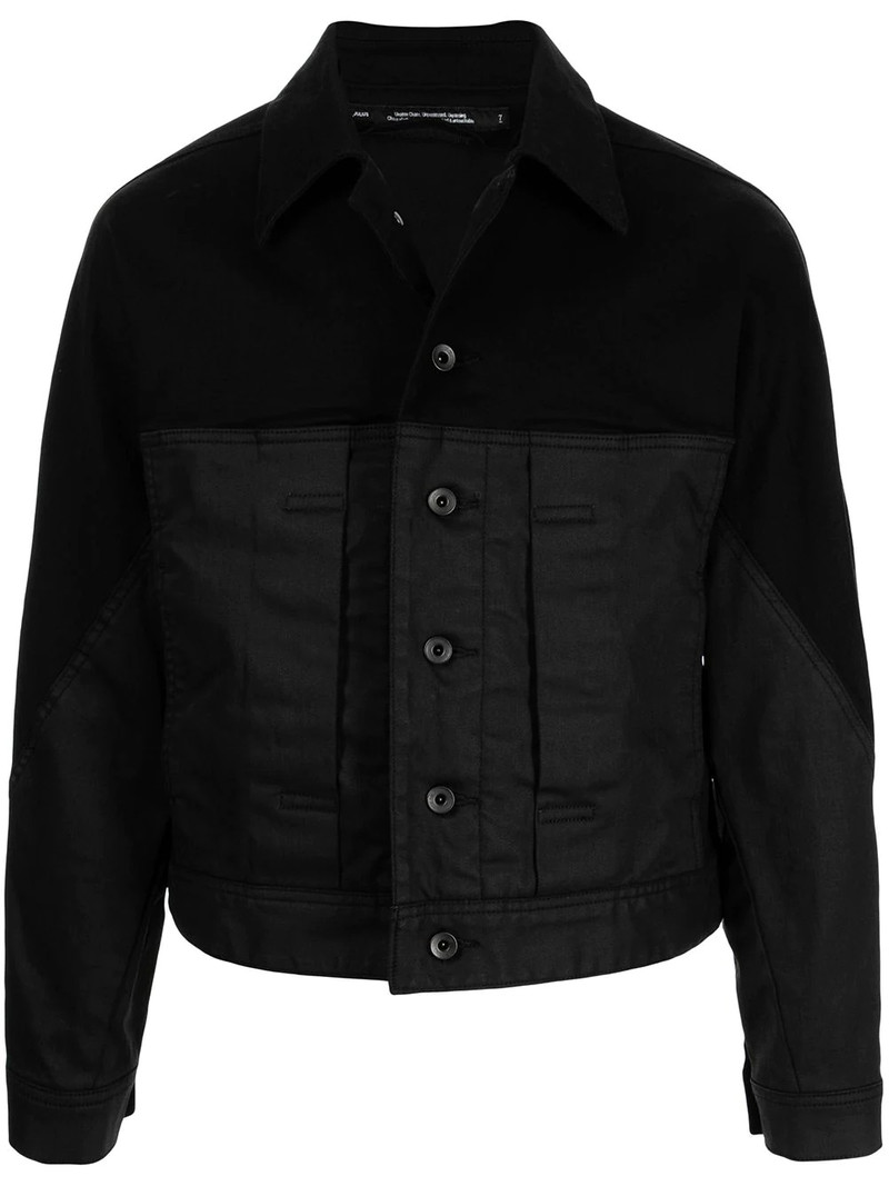 panelled cropped jacket 1