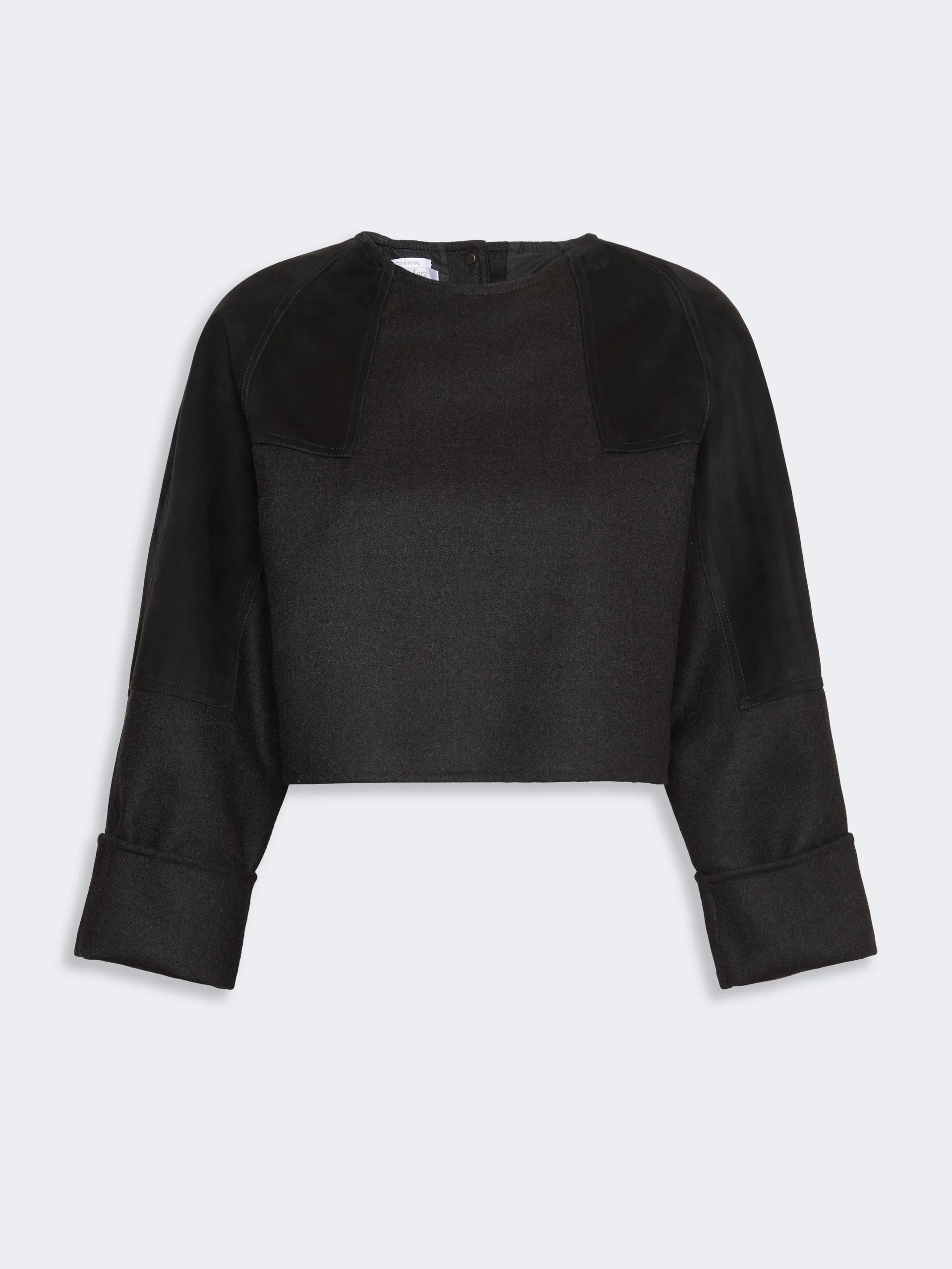 AFA Wool flannel blouse - DARK GREY - 1