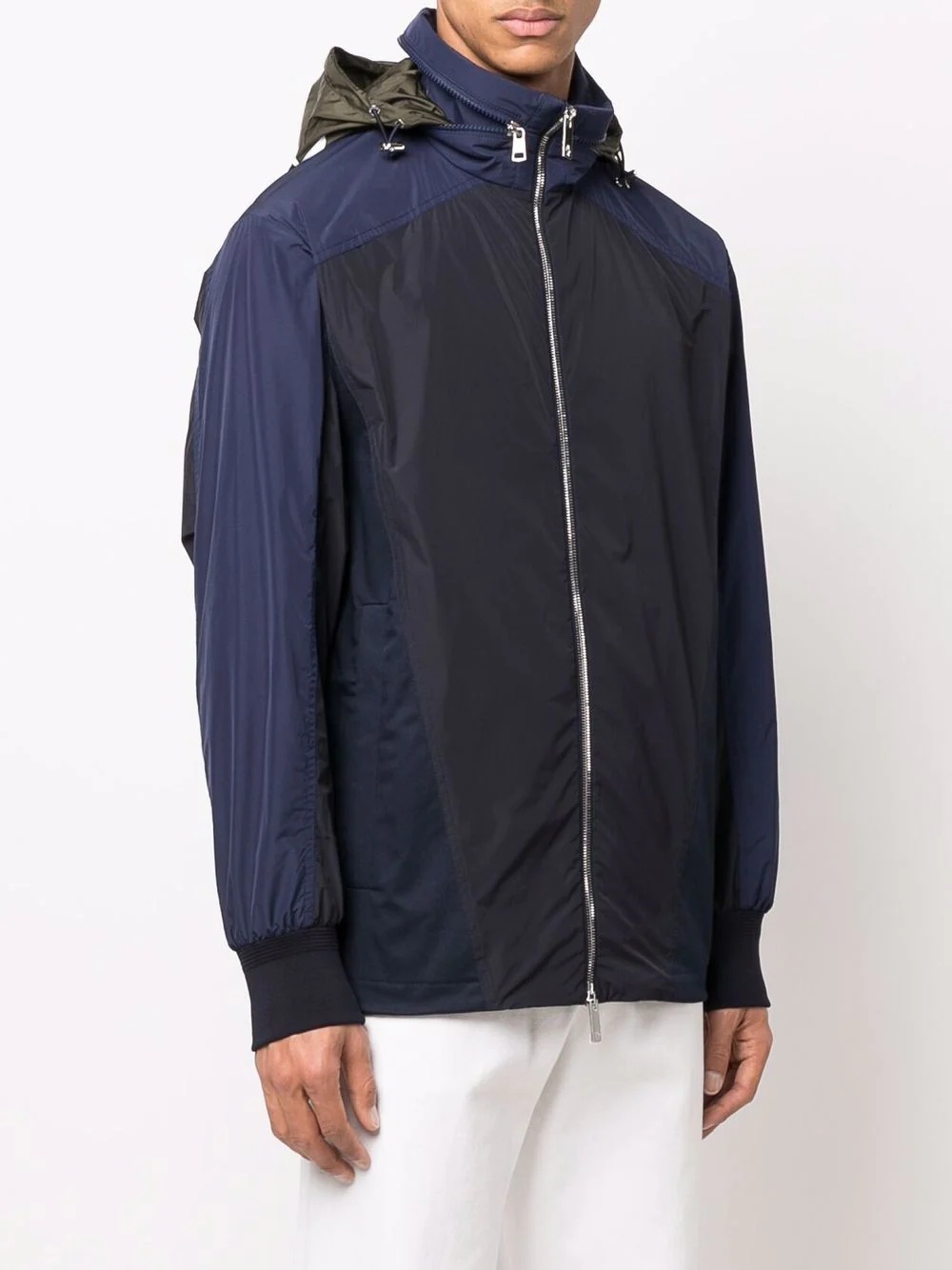 contrast-panel detail jacket - 3