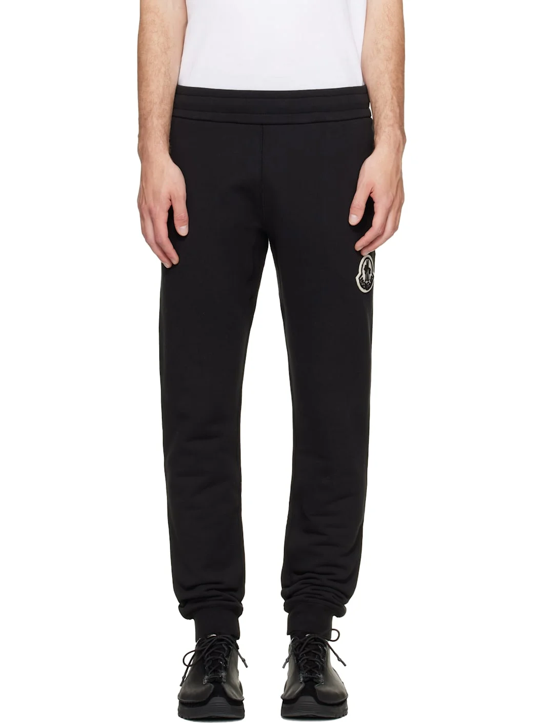 Black Drawstring Sweatpants - 1