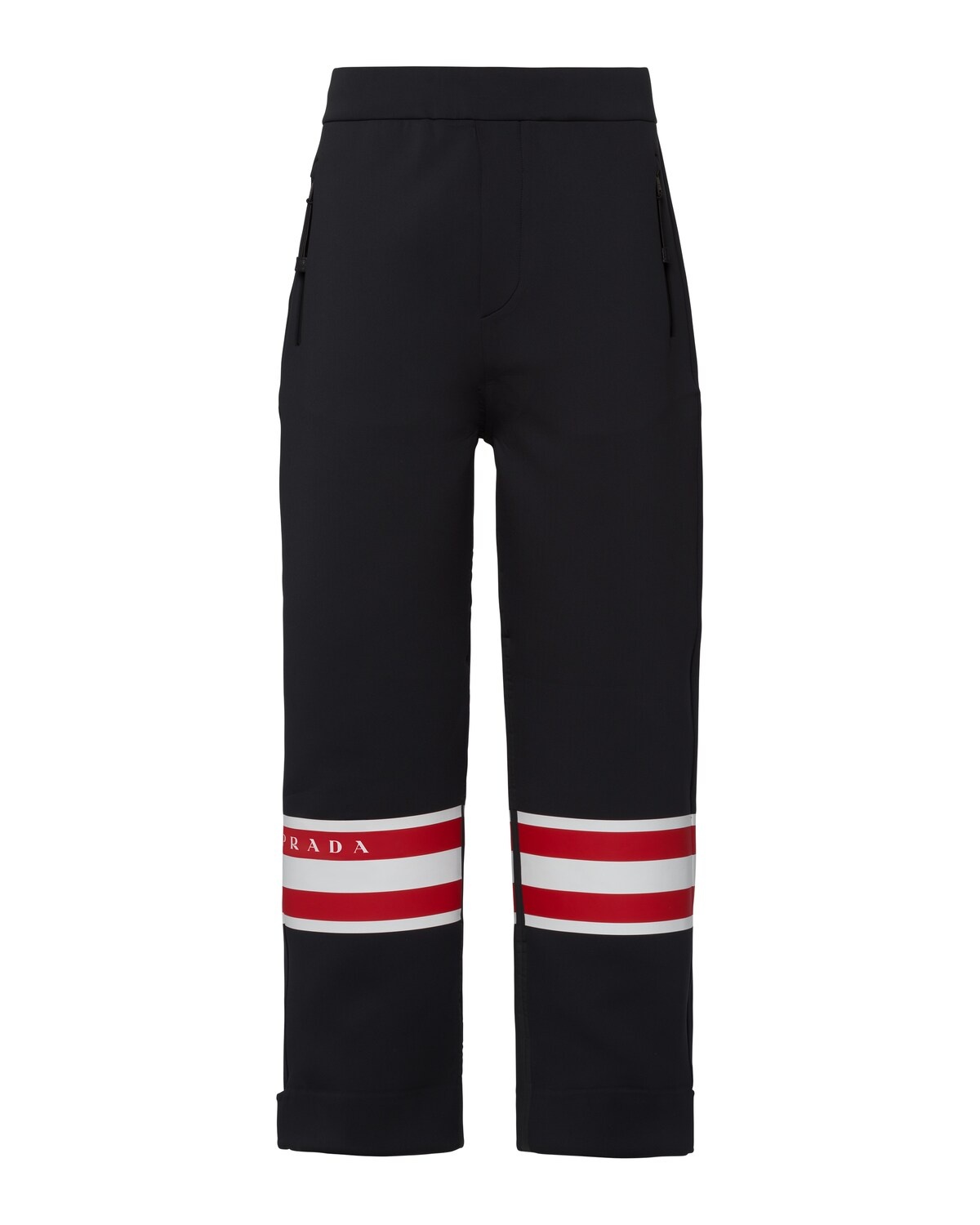 Printed technical fabric pants - 1