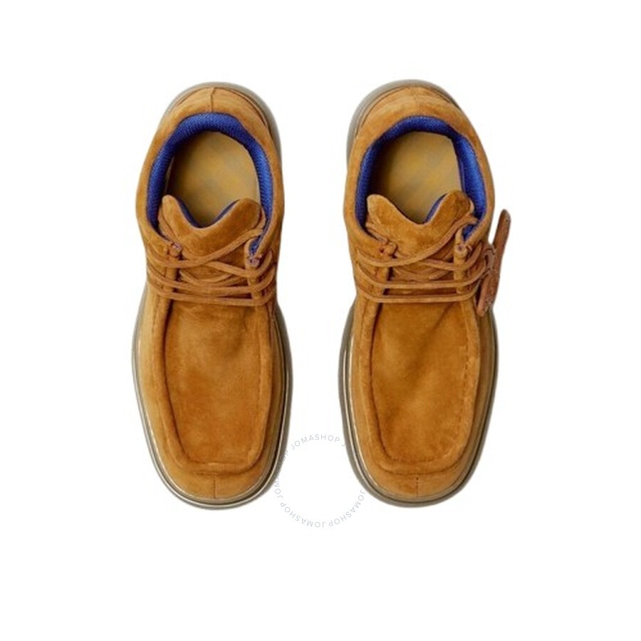Burberry Suede Creeper Mid Derby Shoes - 3