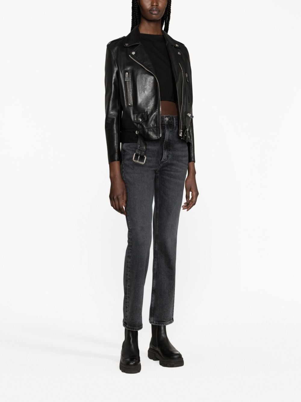Stovepipe straight-leg jeans - 2