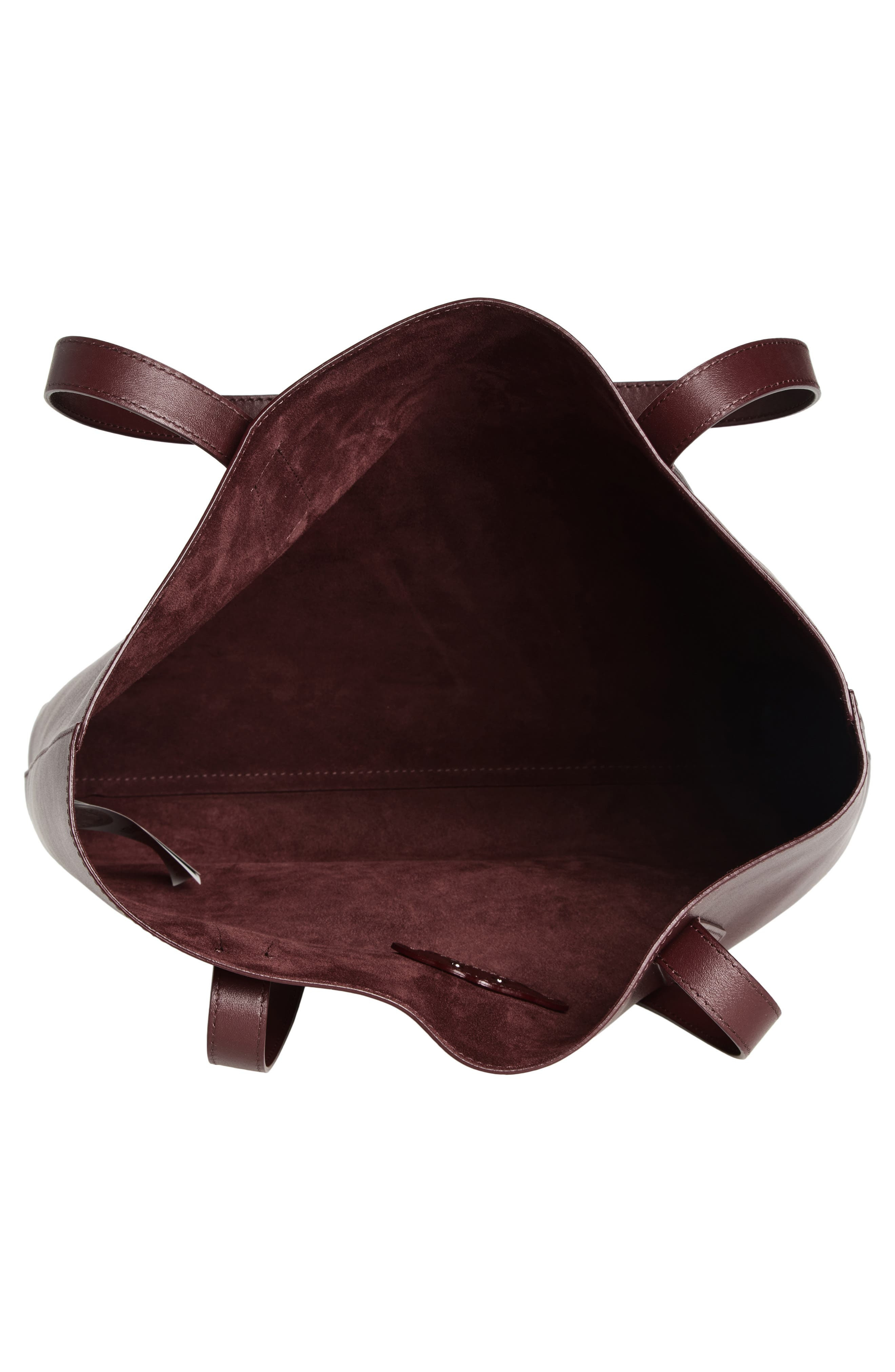 Versace Medusa Leather Tote Bag in Burgundy Palladium at Nordstrom - 6