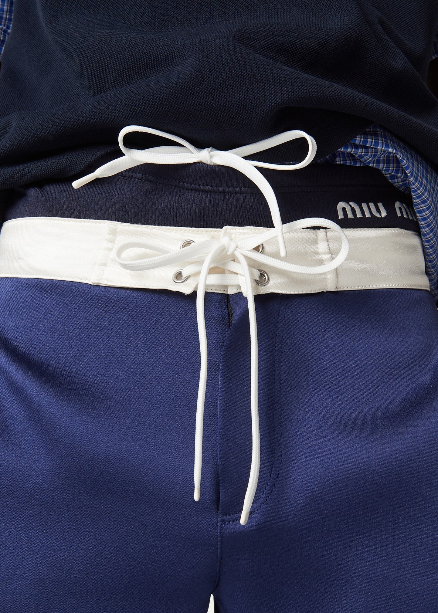 Colorblock Drawstring Low Rise Shorts - 5
