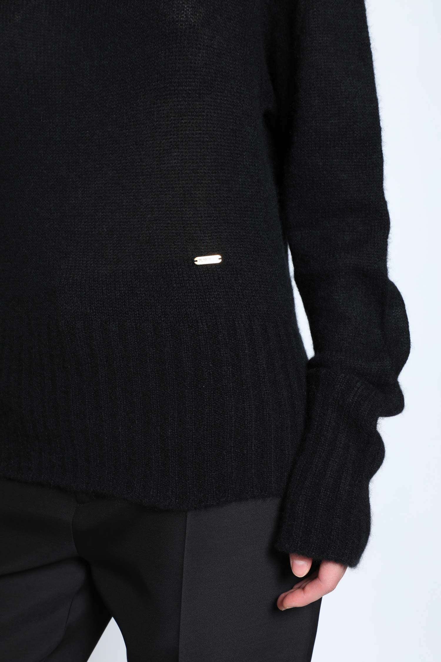 Cashmere Silk Boat Neck Sweater - 4