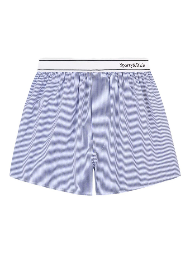 striped waistband shorts 1