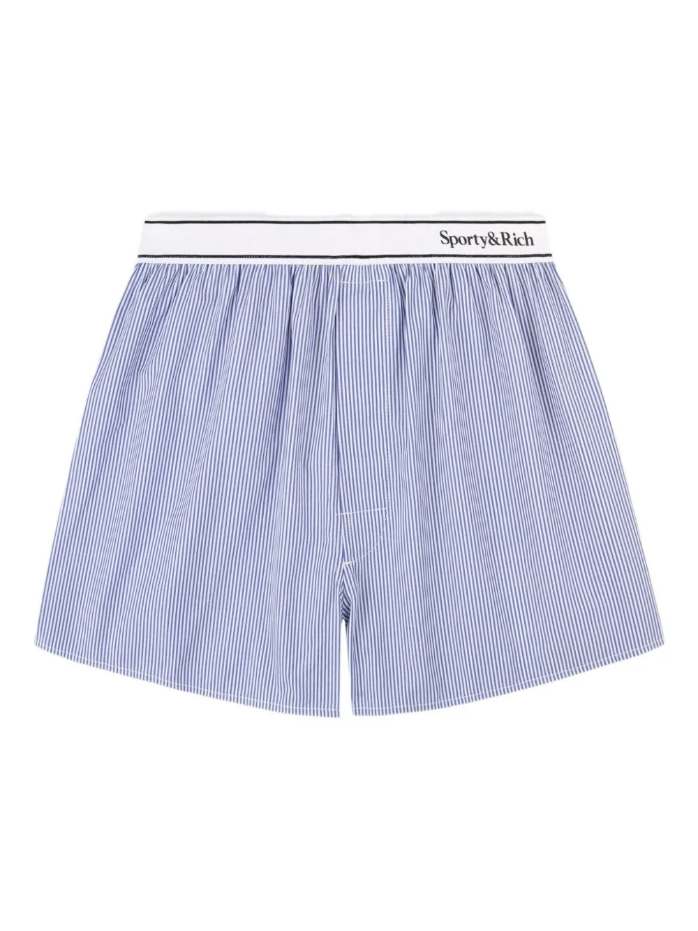 striped waistband shorts - 1