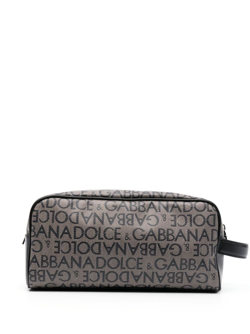 logo-print wash bag - 2