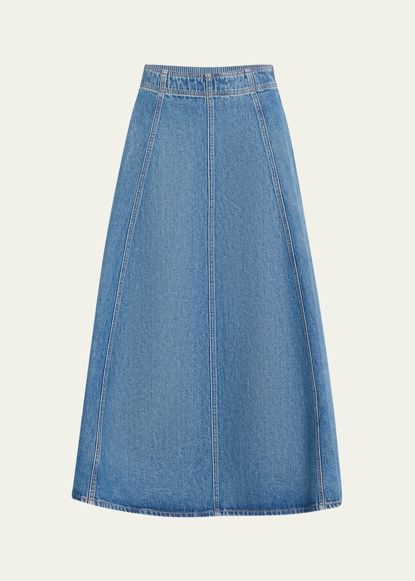 The Uma Denim Midi Skirt - 1