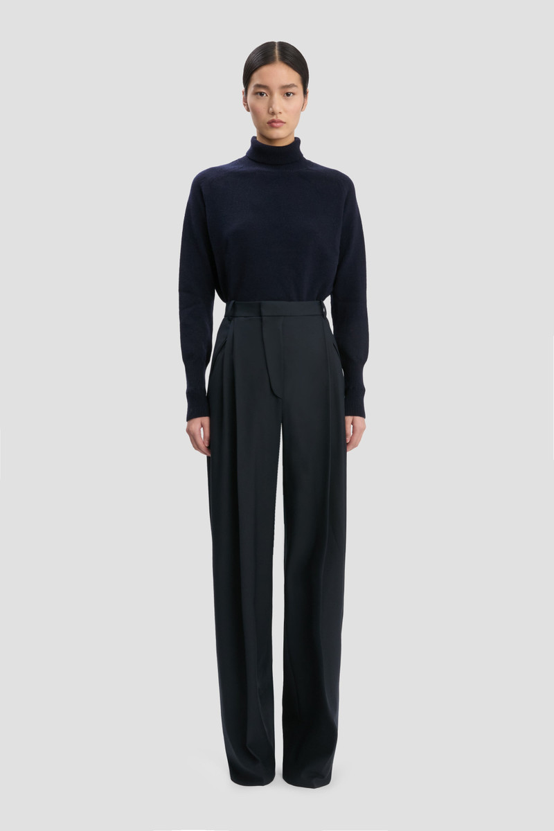 Victoria Beckham Marie Jumper In Navy outlook