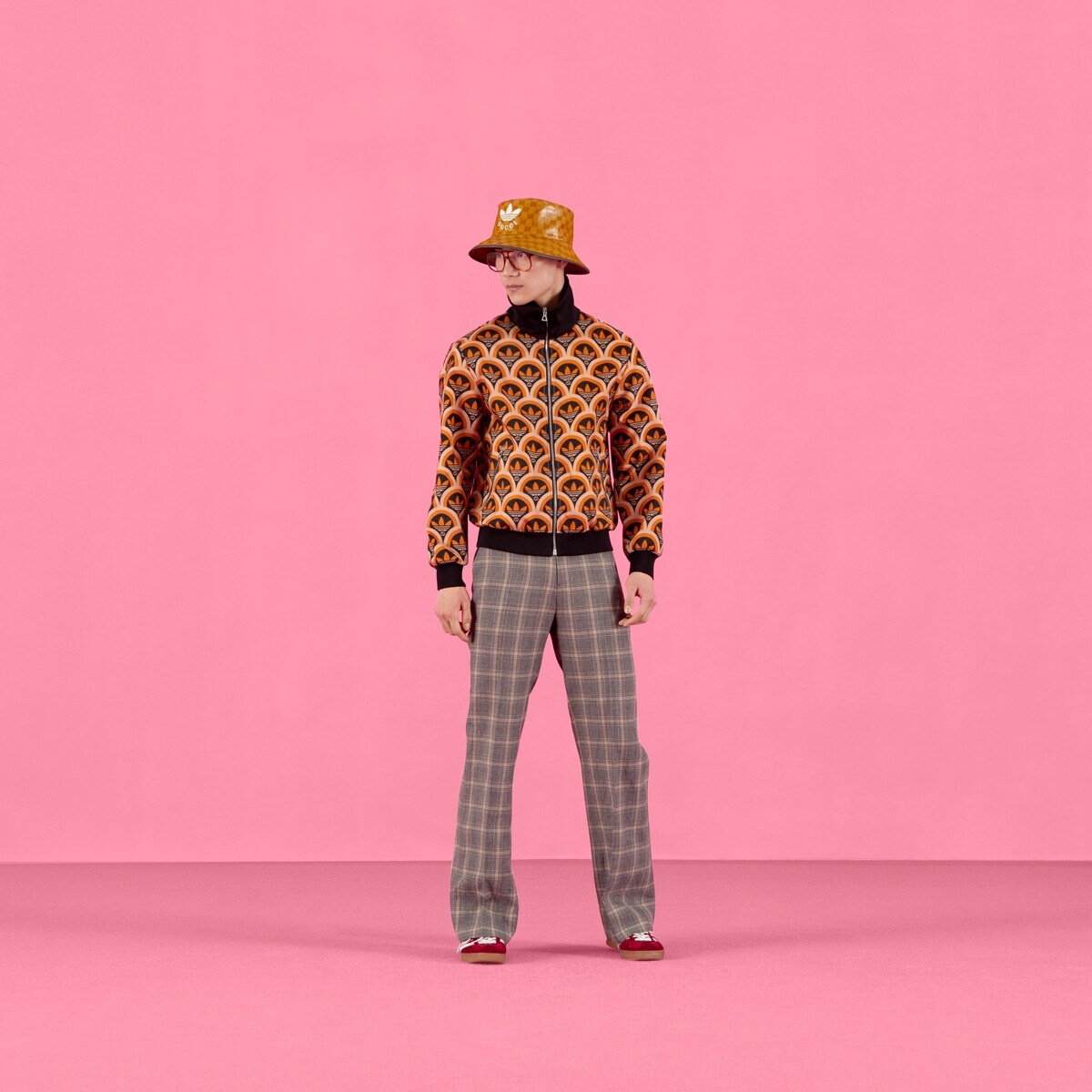 adidas x Gucci Trefoil print jacket - 2