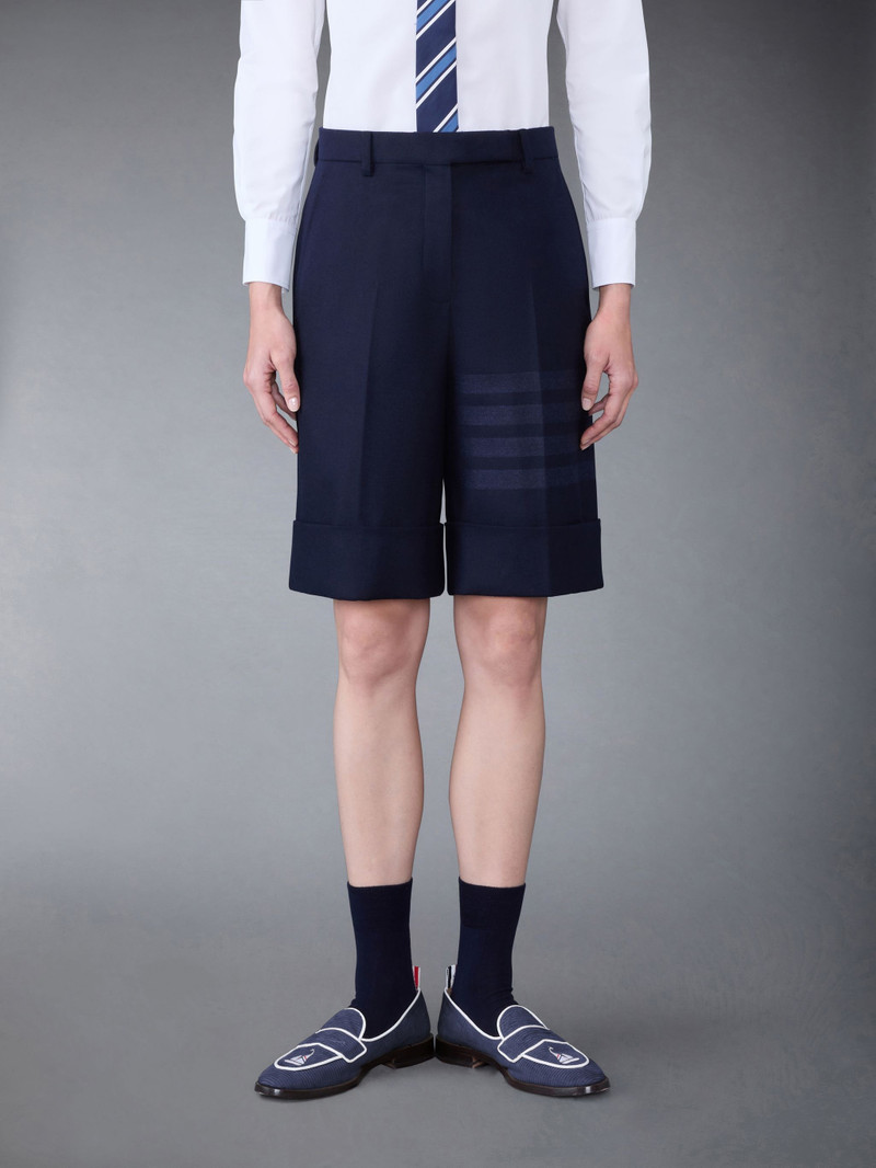 Thom Browne Flannel 4-Bar Sack Short outlook